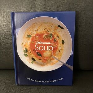 Mmmm...Soup Hard Cover Recipe Cookbook - 2011 Poultry Vegetables Fish Meat Cook